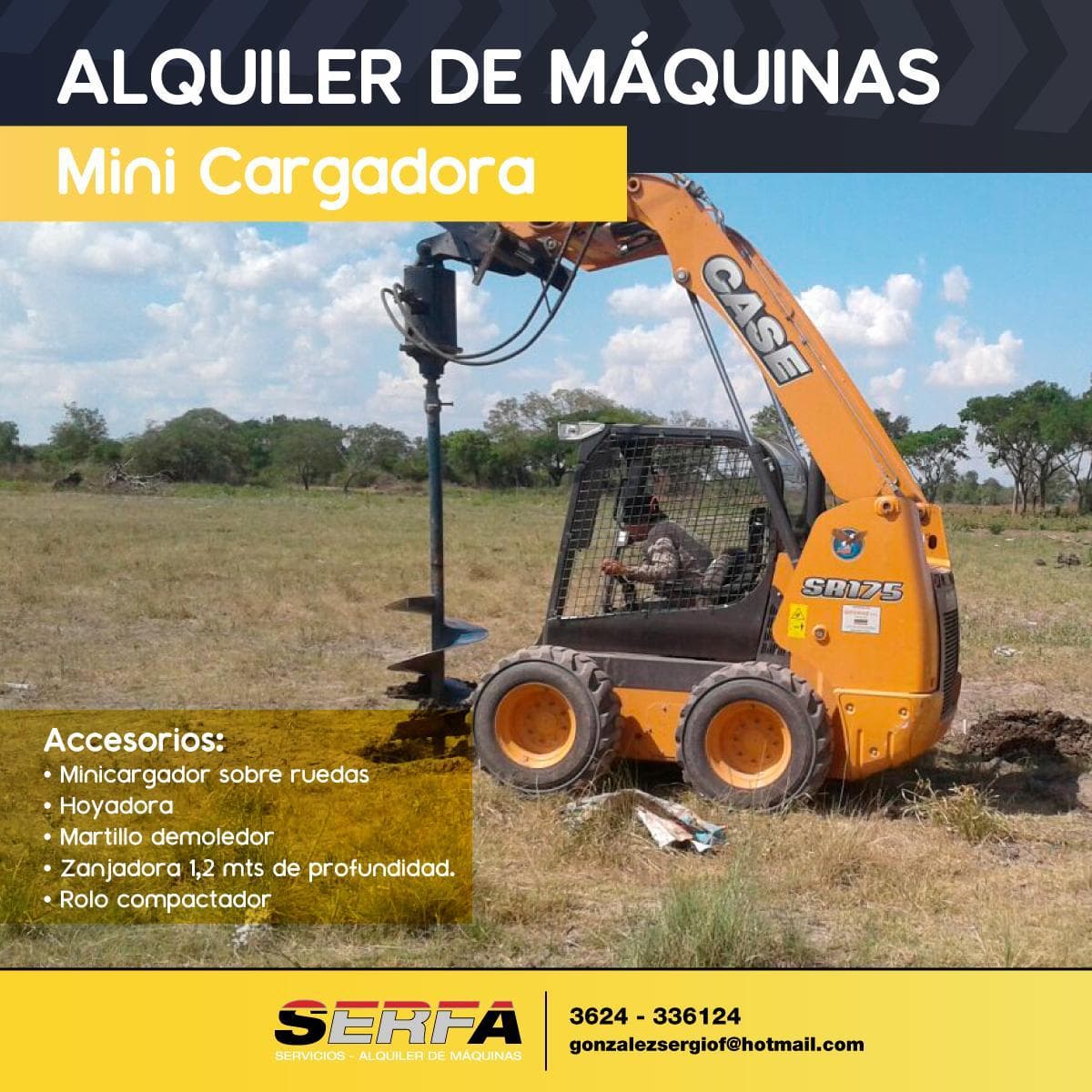 Alquiler de minicargadora en Resistencia, Chaco - foto 2